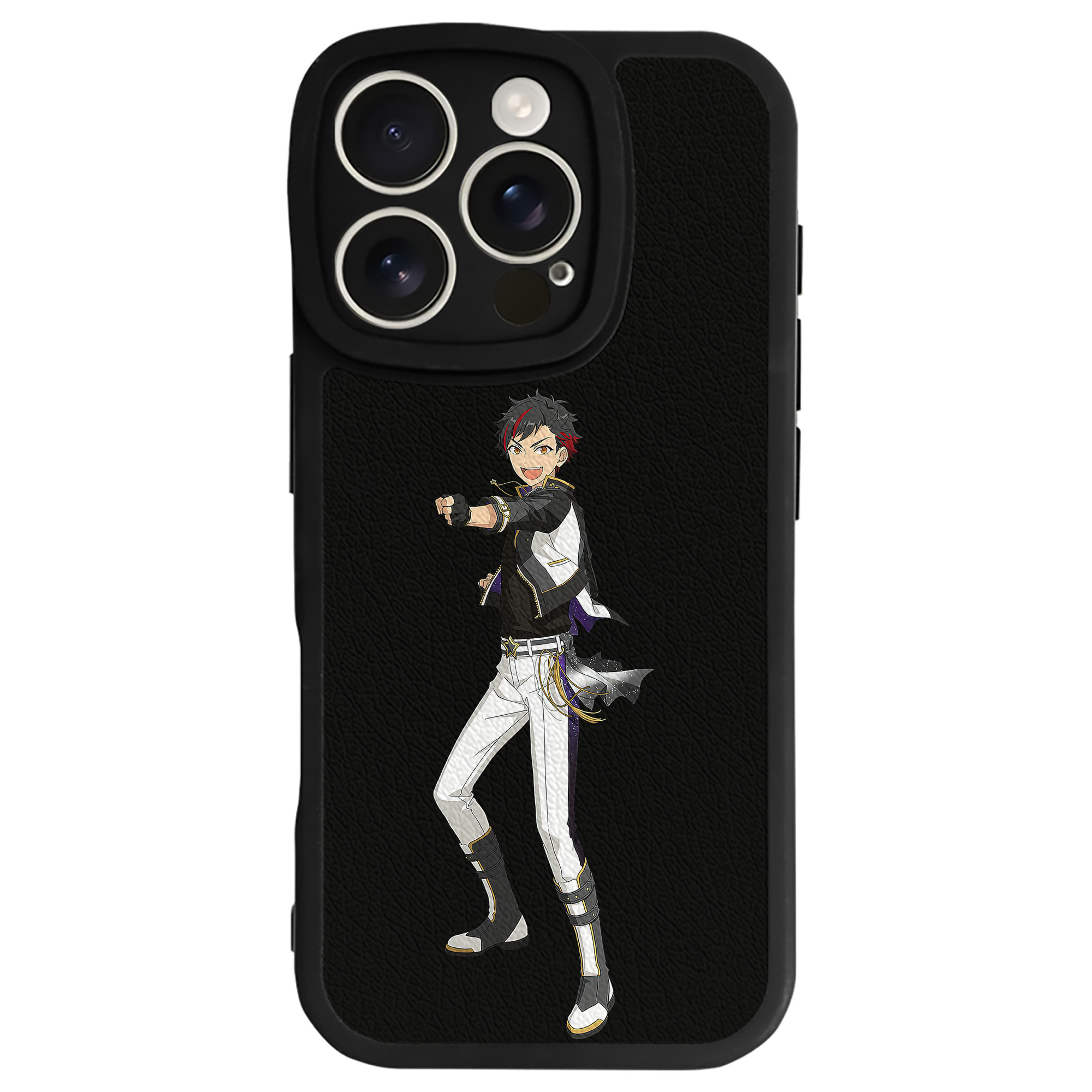 （画像用） あんさんぶるスターズ! Ensemble Stars 【iPhone 16シリーズ対応】シリコンスマホケース（レザー調） 材質：シリコン